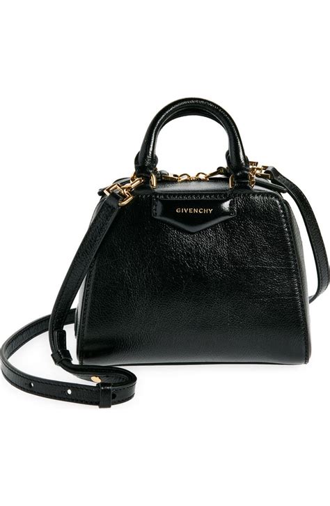 Givenchy Nano Antigona Cube Leather Crossbody 